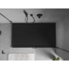 Mexen Flow téglalap alakú, szegélymentes zuhanytálca 140 x 70 cm, fekete matt - 46R707014