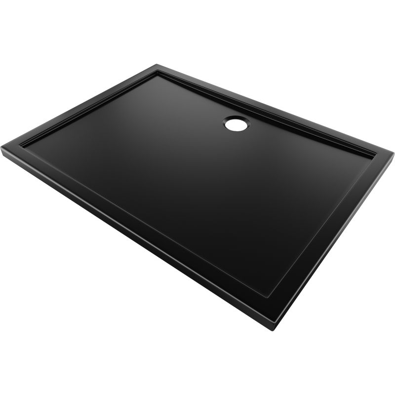 Mexen Flow cadă de duș dreptunghiulară slim 90 x 80 cm, negru mat - 46R708090