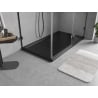 Mexen Flow téglalap alakú, vékony zuhanytálca 150 x 85 cm, fekete matt - 46R708515
