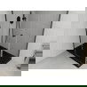 Mexen Roma cabină de duș cu balamale 90 x 120 cm, transparent, Neagră + cadă de duș Flat, Neagră - 854-090-120-70-00-4070B