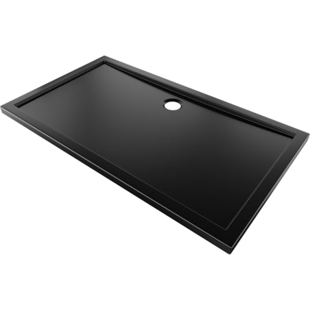 Mexen Flow cadă de duș dreptunghiulară slim 140 x 90 cm, negru mat - 46R709014