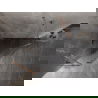 Mexen Lunar cabină de duș pentagonală pivotantă stânga 100 x 100 cm, transparent, cupru periat - 831-100L-100P-65-00-L