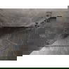 Cabină de duș Mexen Lunar L semirotundă, rabatabilă, stânga, 100 x 70 cm, transparent, auriu - 833L-100L-070P-50-00