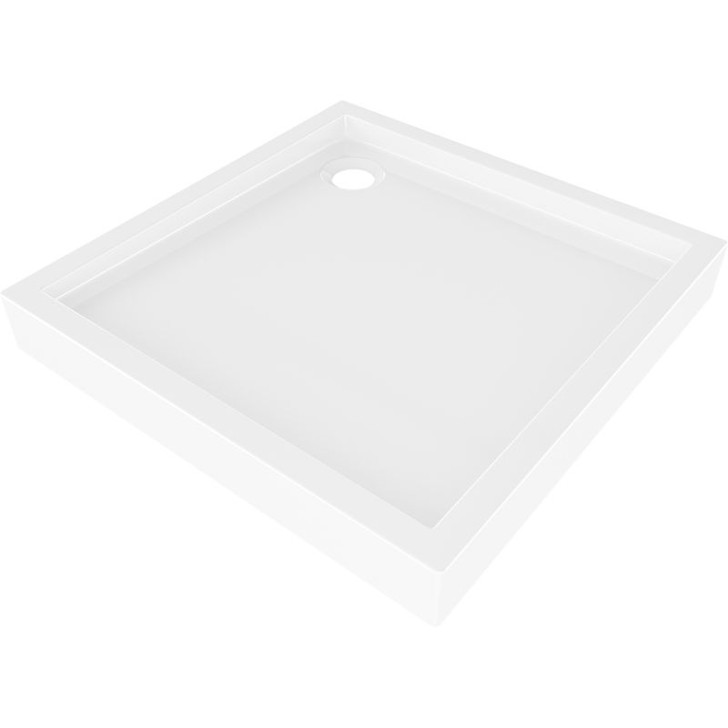 Mexen Flow+ cadă de duș pătrată 70 x 70 cm, alb lucios - 46S107070H