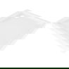 Mexen Flow+ cadă de duș pătrată 70 x 70 cm, alb lucios - 46S107070H