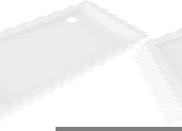 Mexen Flow+ cadă de duș pătrată 90 x 90 cm, alb lucios - 46S109090H