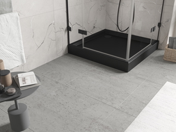 Mexen Flow+ cădiță de duș pătrată 70 x 70 cm, negru mat - 46S707070H