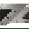Mexen Flow+ cădiță de duș pătrată 70 x 70 cm, negru mat - 46S707070H