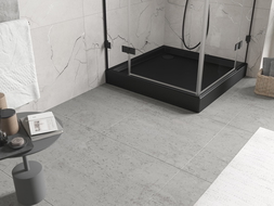 Mexen Flow+ cadă de duș pătrată 80 x 80 cm, negru mat - 46S708080H