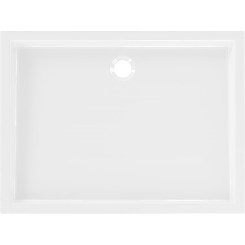 Mexen Flow+ téglalap alakú zuhanytálca 90 x 70 cm, fehér fényes - 46R107090H