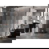 Mexen Lunar L cabină de duș semicirculară cu deschidere 70 x 70 cm, transparent, cupru periat - 833L-070L-070P-65-00