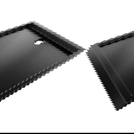 Mexen Flow+ cadă de duș dreptunghiulară 120 x 80 cm, negru mat - 46R708012H