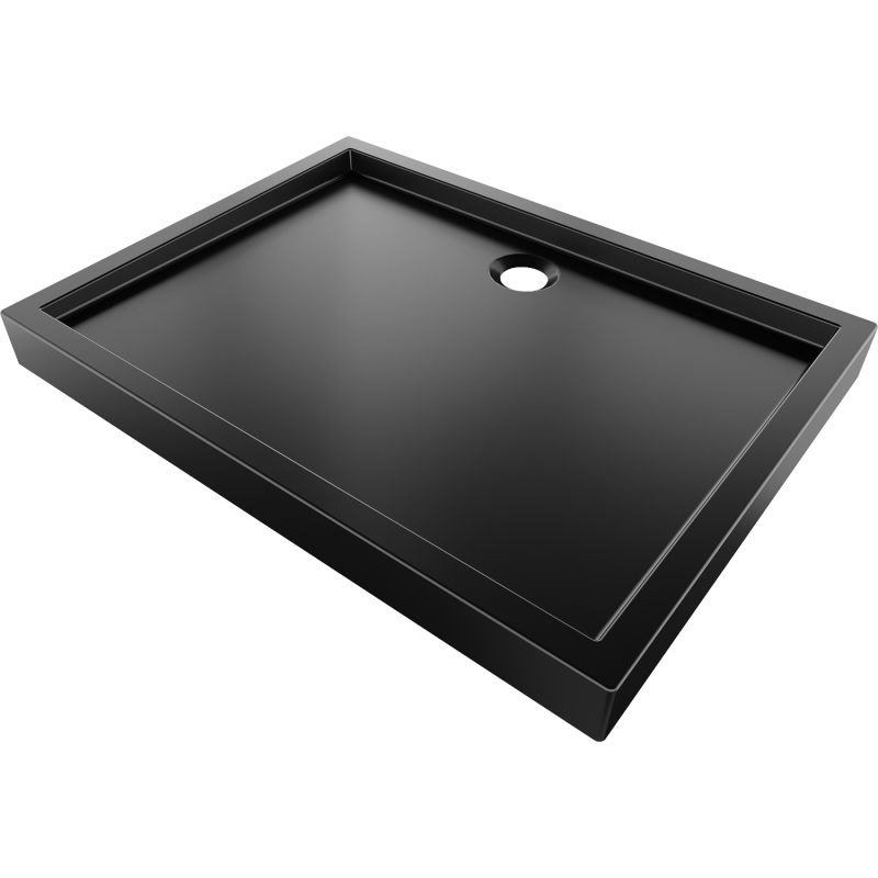 Mexen Flow+ cadă dreptunghiulară 100 x 90 cm, negru mat - 46R709010H