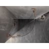 Mexen Lunar L cabină de duș semirotundă batantă 90 x 90 cm, transparent, cupru periat - 833L-090L-090P-65-00