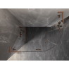 Mexen Lunar L cabina de duș semicirculară cu ușă batantă stânga 100 x 90 cm, transparentă, cupru periat