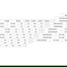 Mexen Lunar L cabină de duș semicirculară cu deschidere de 90 x 90 cm, transparent, gri armă periat - 833L-090L-090P-66-00