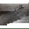 Mexen Lunar L félköríves zuhanykabin balra nyíló 80 x 70 cm, áttetsző, fegyverszürke - 833L-080L-070P-95-00