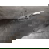Mexen Lunar L félköríves zuhanykabin billenős 80 x 80 cm, átlátszó, szálcsiszolt nikkel - 833L-080L-080P-97-00