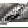 Mexen Lunar L cabină de duș semicirculară, deschidere dreaptă 80 x 70 cm, transparentă, auriu periat - 833L-080P-070L-55-00