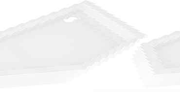 Mexen Flow+ ötszögletű zuhanytálca 80 x 80 cm, fényes fehér - 46P108080H