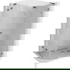Mexen Lunar L cabină de duș semirotundă cu deschidere dreapta 80 x 70 cm, transparent, gri pistol periat - 833L-080P-070L-66-00