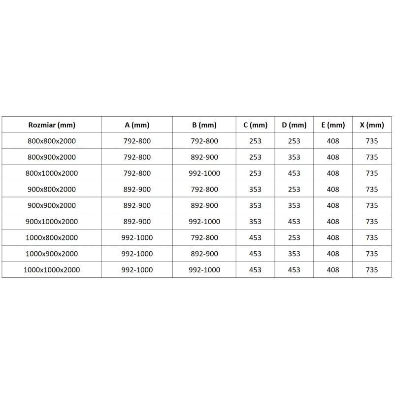 Mexen Lunar L cabină de duș semicirculară cu deschidere dreapta 90 x 70 cm, transparent, neagră - 833L-090P-070L-70-00