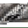 Mexen Lunar L cabină de duș semicirculară rabatabilă dreaptă 90 x 70 cm, transparent, negru - 833L-090P-070L-70-00