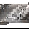 Mexen Lunar L Duo cabină de duș batantă 70 x 70 cm, transparent, crom - 834L-070L-070P-01-00