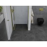 Mexen Pretoria uși de duș batante 70 cm, transparent, aurii - 852-070-000-50-00