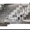 Mexen Lunar Duo cabină de duș cu uși articulate 115 x 95 cm, transparent, albă - 834-115L-095P-20-00
