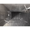 Mexen Lunar Duo cabină de duș batantă 120 x 90 cm, transparentă, albă - 834-120L-090P-20-00