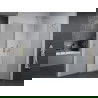 Mexen Pretoria cabină de duș cu balamale 75 x 120 cm, transparent, Crom - 852-075-120-01-00