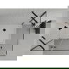 Mexen Roma cabină de duș cu balamale 100 x 70 cm, transparent, Neagră + cadă de duș Flat, Albă - 854-100-070-70-00-4010B