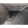 Mexen Lunar cabină de duș pentagonală rabatabilă stânga 100 x 100 cm, transparentă, metal pistol - 831-100L-100P-95-00-L