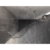 Mexen Lunar ötoldalú, kifelé nyíló bal oldali zuhanykabin 80 x 80 cm, átlátszó, kefélt nikkel - 831-080L-080P-97-00-L