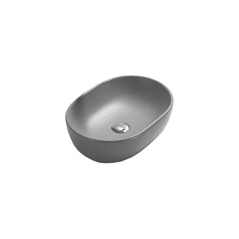 Mexen Viki chiuvetă de blat 48 x 35 cm, gri deschis mat - 21054861