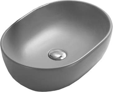Mexen Viki chiuvetă pe blat 48 x 35 cm, Gri deschis mat - 21054861