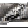 Perete de duș pentagonal Mexen Lunar, deschidere pe dreapta, 100 x 80 cm, transparent, auriu - 831-100P-080L-50-00-P