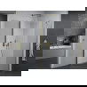 Mexen Pretoria cabină de duș cu balamale 70 x 100 cm, transparent, Aurie - 852-070-100-50-00