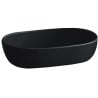 Chiuvetă de blat Mexen Viki 59 x 40 cm, negru lucios - 21056070