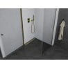 Mexen Pretoria cabină de duș cu balamale 90 x 100 cm, transparent, Aurie - 852-090-100-50-00