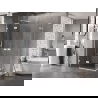 Mexen Lunar L Duo cabină de duș cu uși pivotante 80 x 70 cm, transparent, alb - 834L-080L-070P-20-00