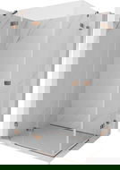 Mexen Lunar Duo cabină de duș cu balamale stânga 120 x 90 cm, transparentă, aur roz - 834-120L-090P-60-00