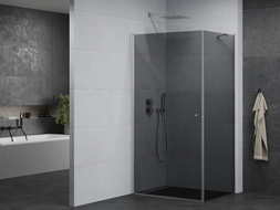 Mexen Pretoria cabina de duș pivotantă 70 x 100 cm, grafit, crom - 852-070-100-01-40