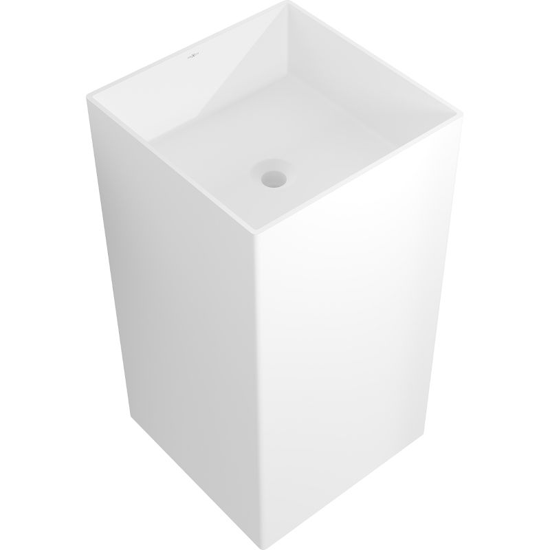 Mexen Xola-2 lavoar independent din conglomerat 45 x 45 cm, alb mat - 26594500