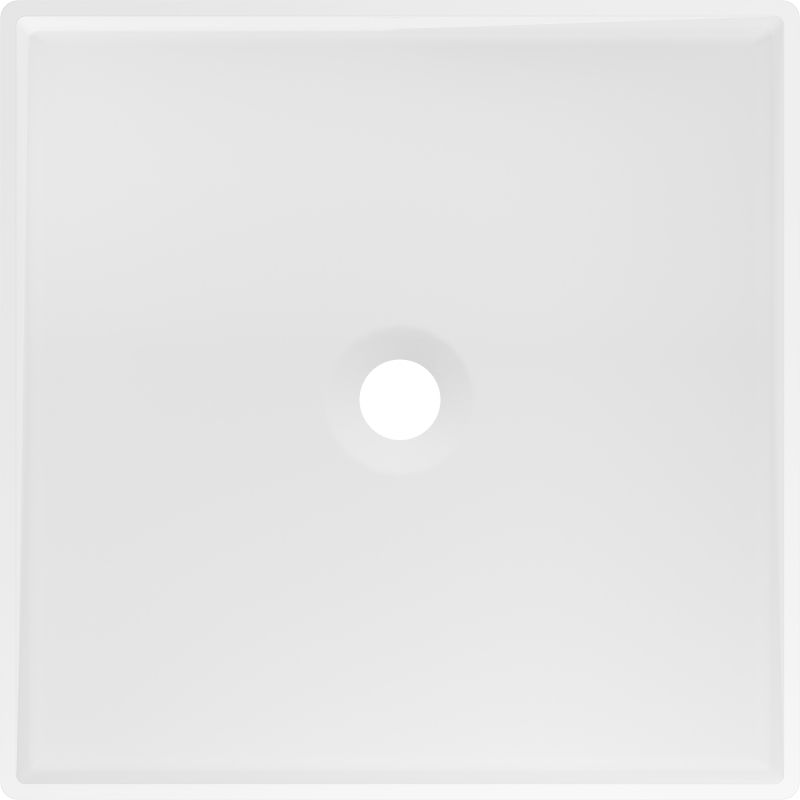 Mexen Xola-2 szabadon álló mosdó konglomerátumból 45 x 45 cm, fehér matt - 26594500