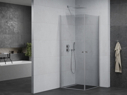 Mexen Pretoria Duo cabină de duș batantă 70 x 70 cm, transparentă, crom - 852-070-070-02-00
