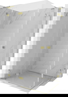 Mexen Lunar L Duo cabină de duș batantă stânga 115 x 75 cm, transparentă, aurie - 834L-115L-075P-50-00