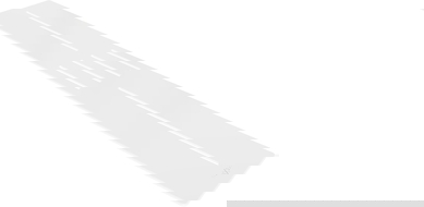 Mexen Toro mască pentru cadă de duș 170-200 cm, albă - 43930020