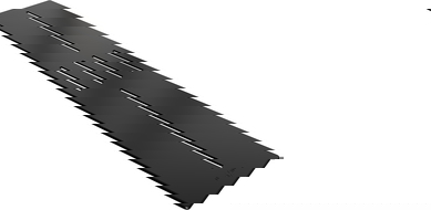 Mascare pentru duș Mexen Toro 170-200 cm, neagră - 43930070